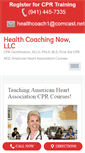Mobile Screenshot of healthcoachingnow.com
